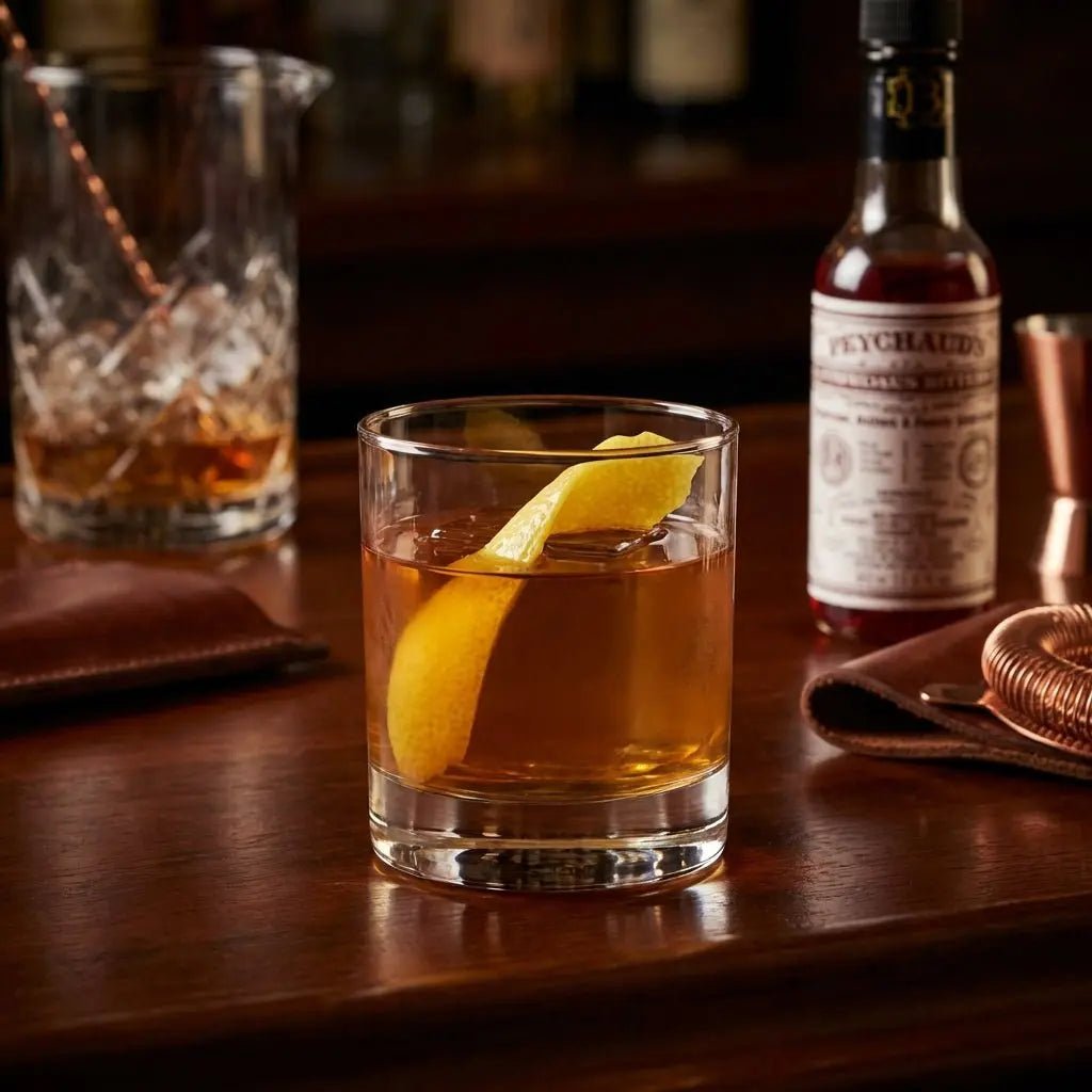 Sazerac Recipe | Classic New Orleans Whiskey Cocktail & Elegant Home Serve - Boozy