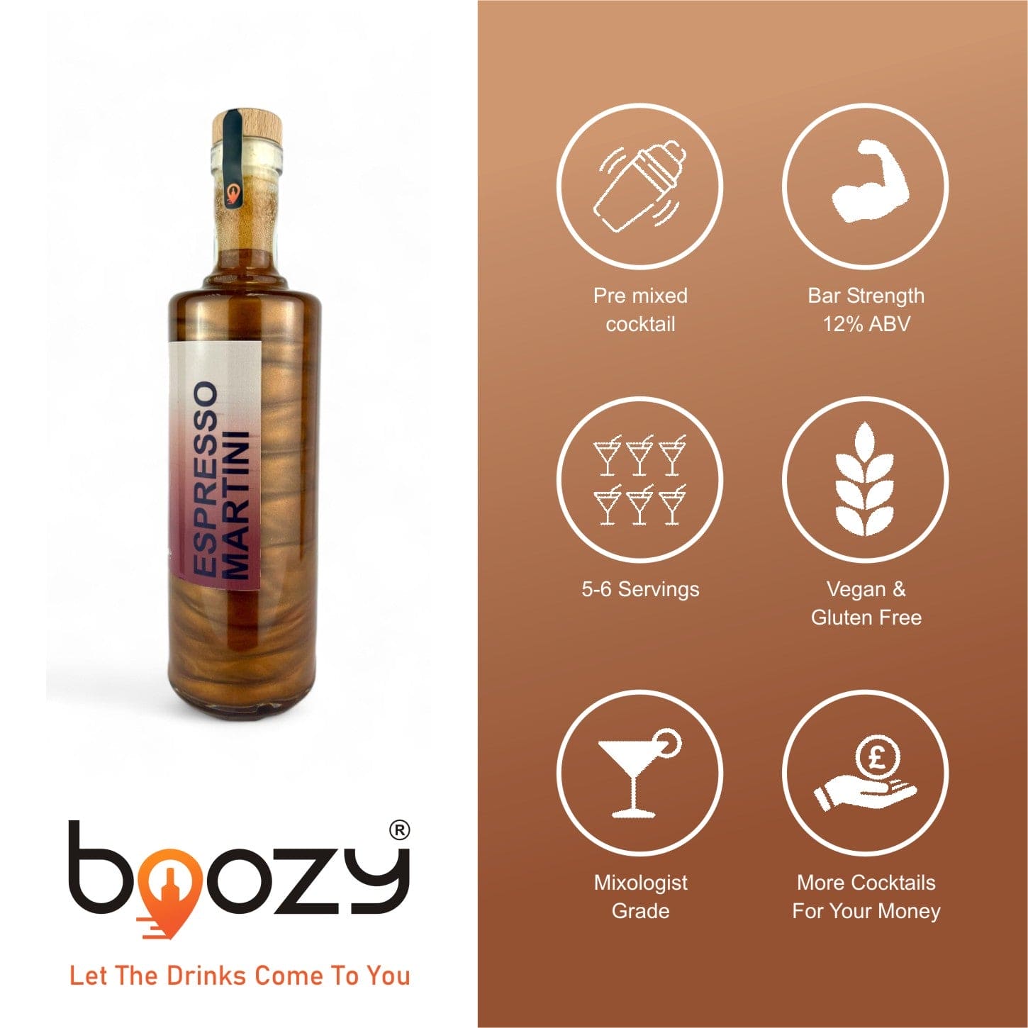 Espresso Martini | 12% ABV | 200ml | Pack Size: 6/12/24