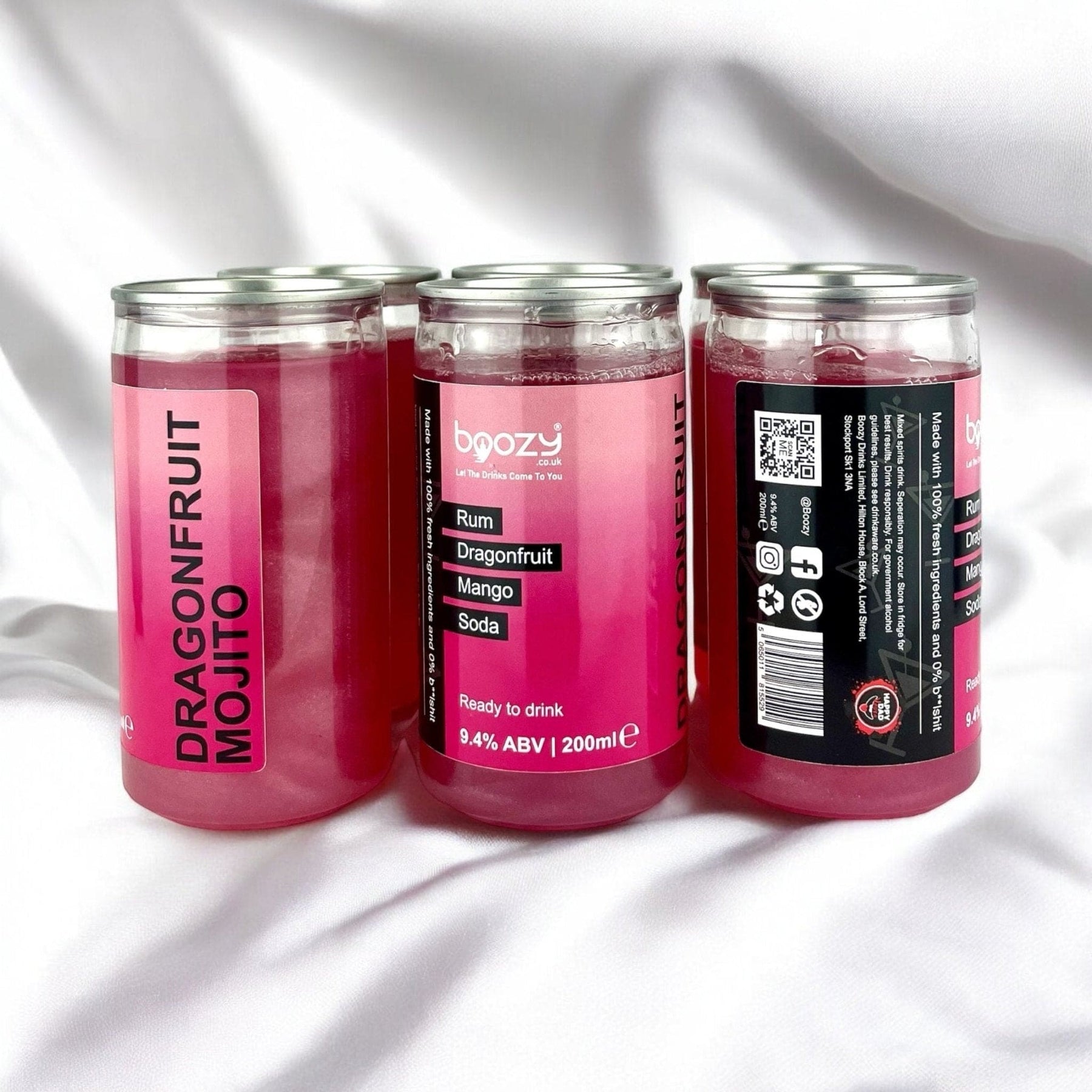 Dragonfruit Mojito | 9.4% ABV | 200ml | Pack Size: 1/6/12/24 - Boozy