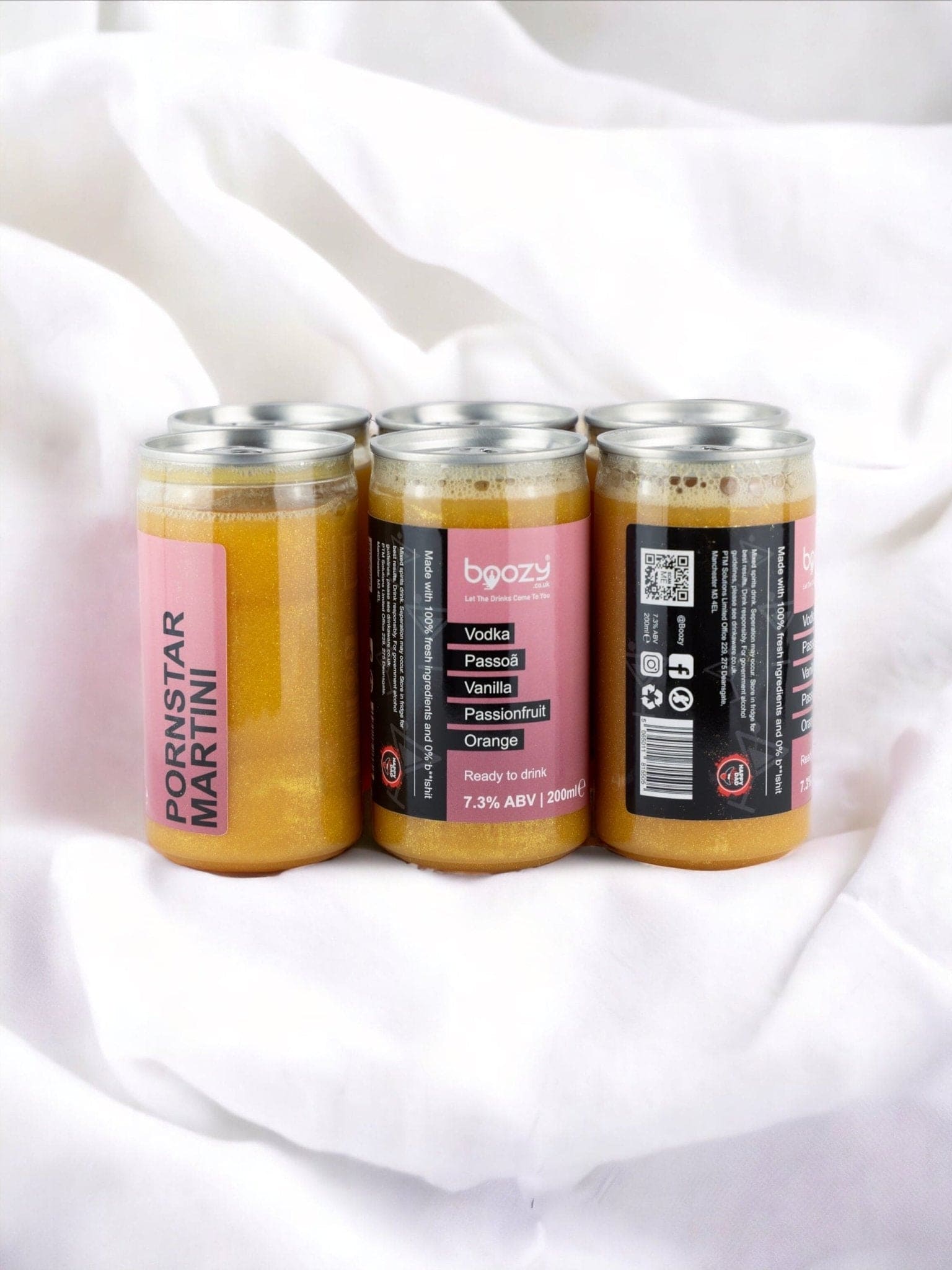 Pornstar Martini | 7.3% ABV | 200ml | Pack Size: 6/12/24 - Boozy