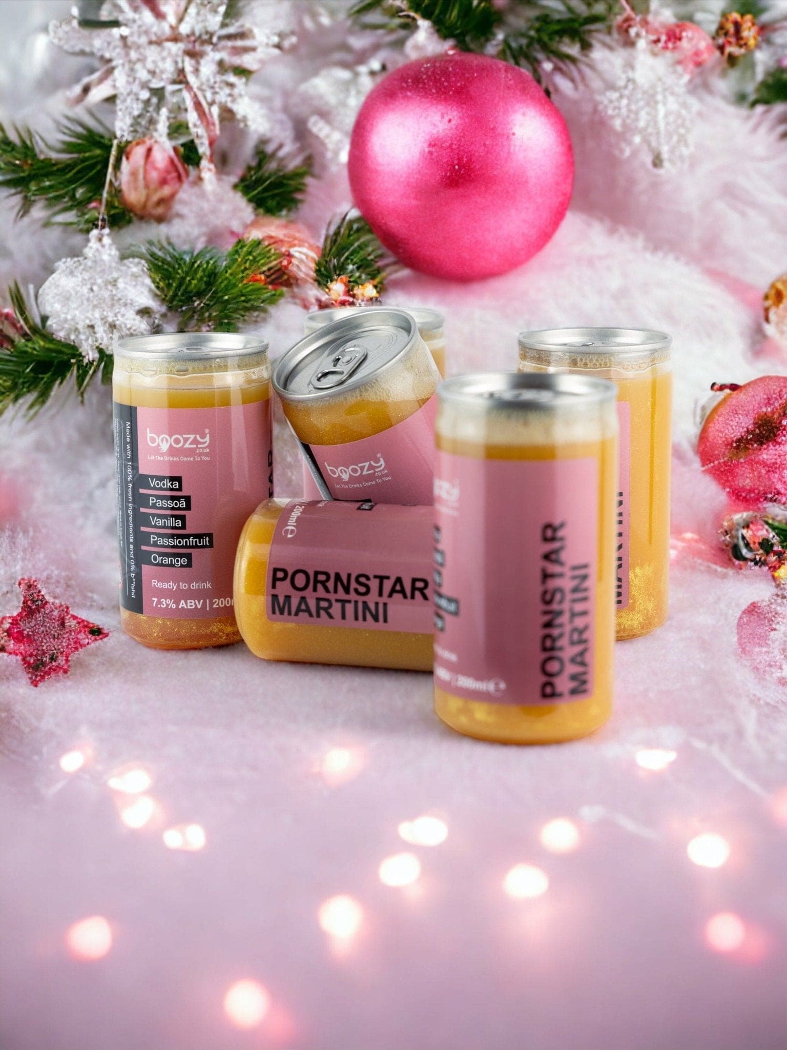 Pornstar Martini | 7.3% ABV | 200ml | Pack Size: 6/12/24 - Boozy