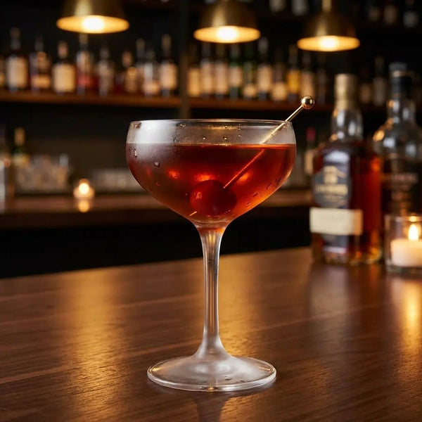 Manhattan Recipe | Classic Whiskey Cocktail & Elegant Home Serve - Boozy