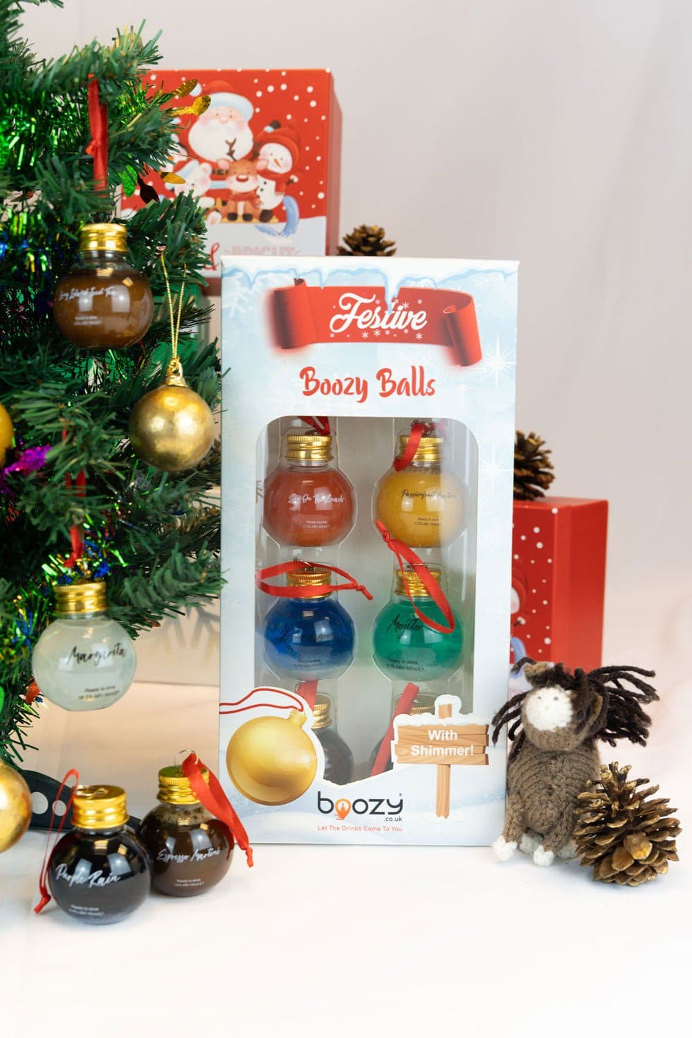 Boozy Balls: Festive Cocktail Baubles. 8 Pack Filled With Delicious Cocktails - Boozy