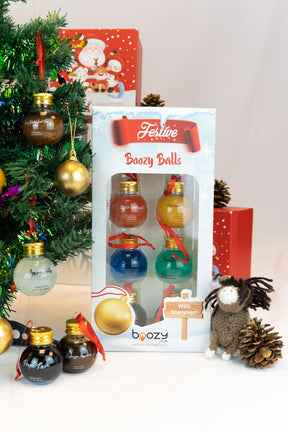 Boozy Balls: Festive Cocktail Baubles. 8 Pack Filled With Delicious Cocktails - Boozy