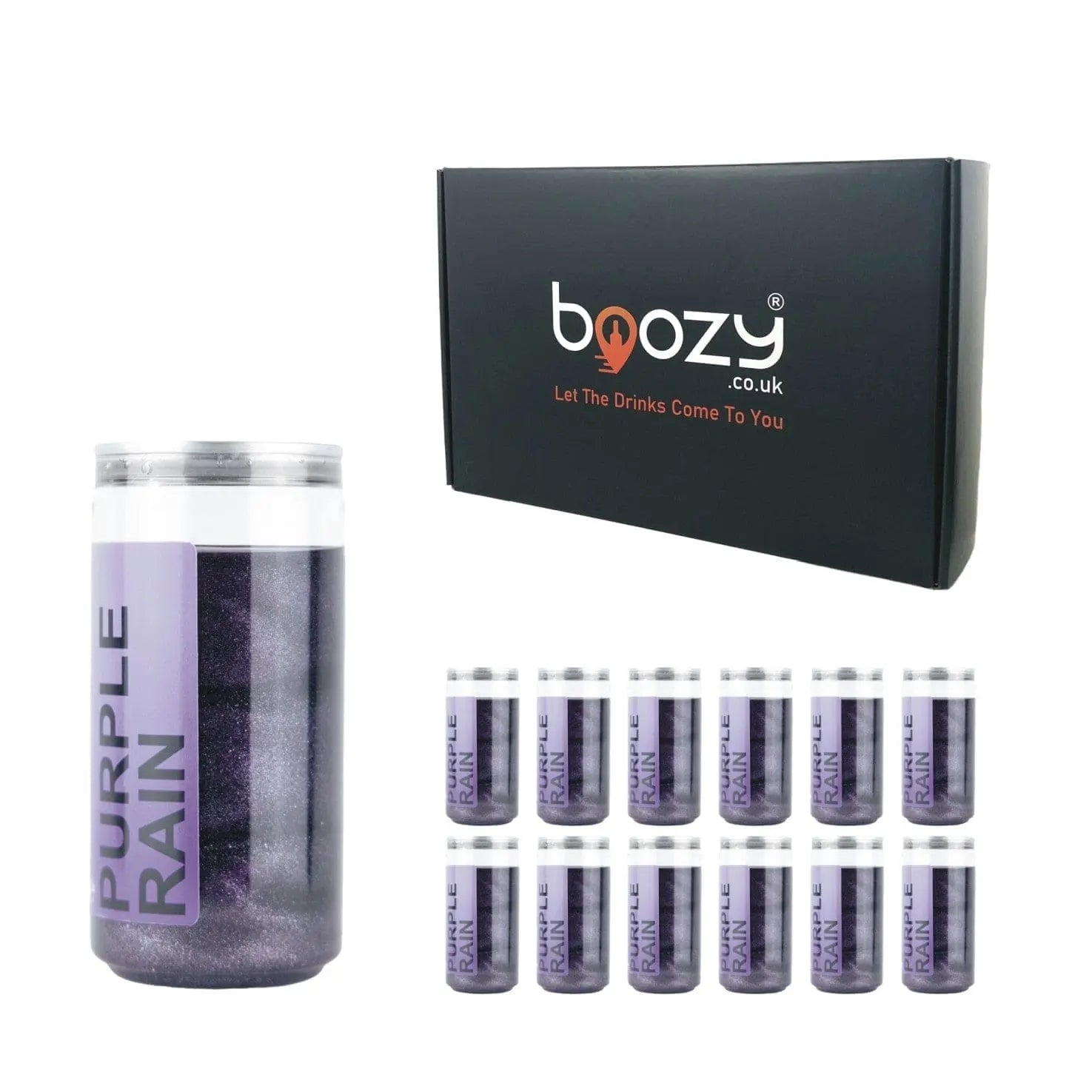 Purple Rain Cocktail | 8.4% ABV | 200ml | Pack Size: 1/6/12/24 - Boozy