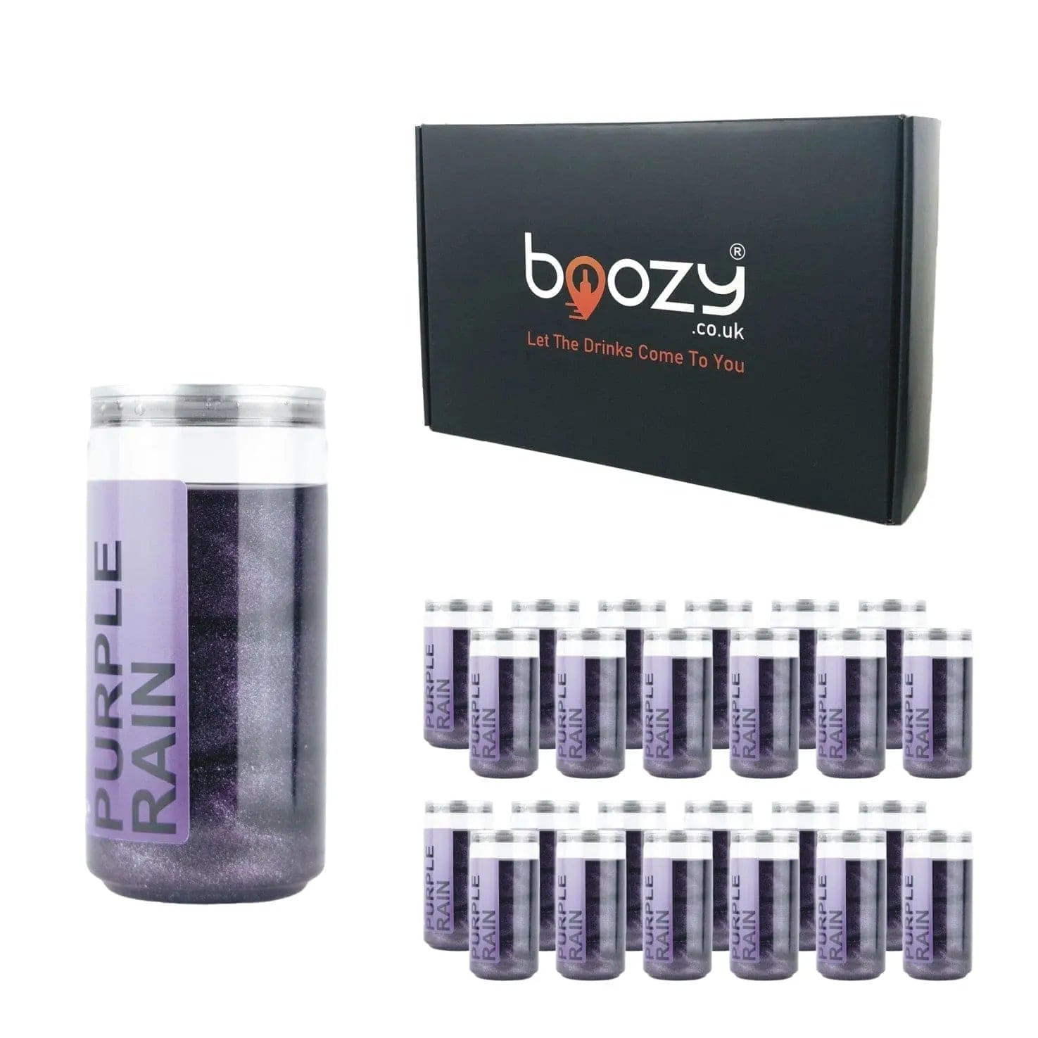 Purple Rain cocktail cans pack, party ready to drink - Boozy