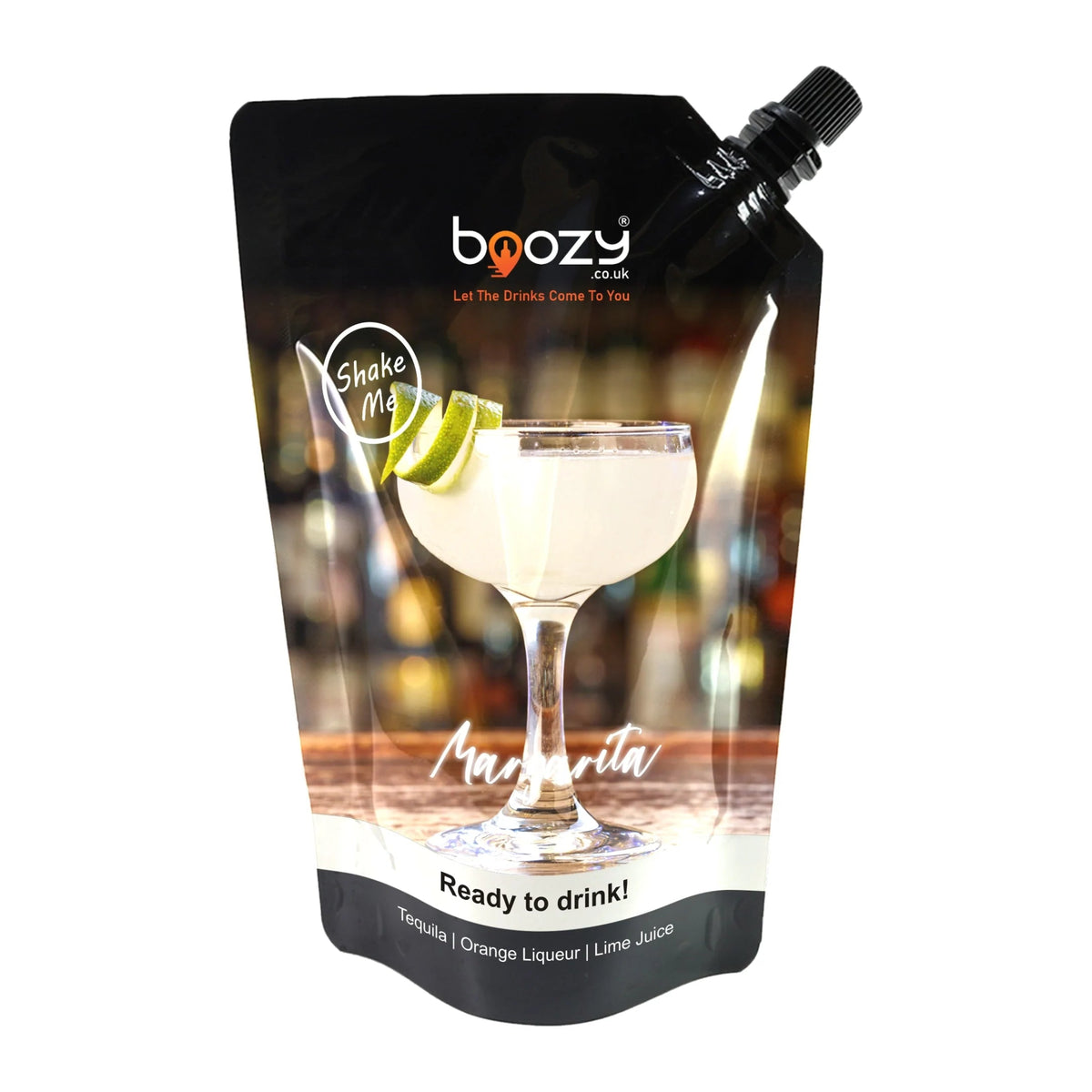 Boozy Margarita Cocktail, 18% ABV, 500ml, Premium Ready Mixed Cocktail - Boozy
