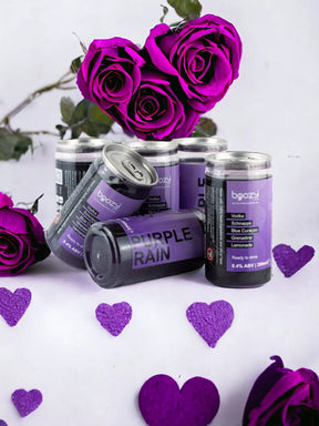 Purple Rain Cocktail | 8.4% ABV | 200ml | Pack Size: 6/12/24 - Boozy