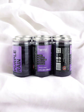 Purple Rain Cocktail | 8.4% ABV | 200ml | Pack Size: 6/12/24 - Boozy